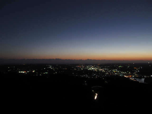 横山展望台からの志摩市街の夜景